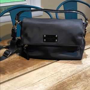 Kate Spade Black Vinyl Crossbody